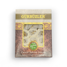 GÜRBÜZLER Glutensiz Lokum Cevizli Sarma 500g